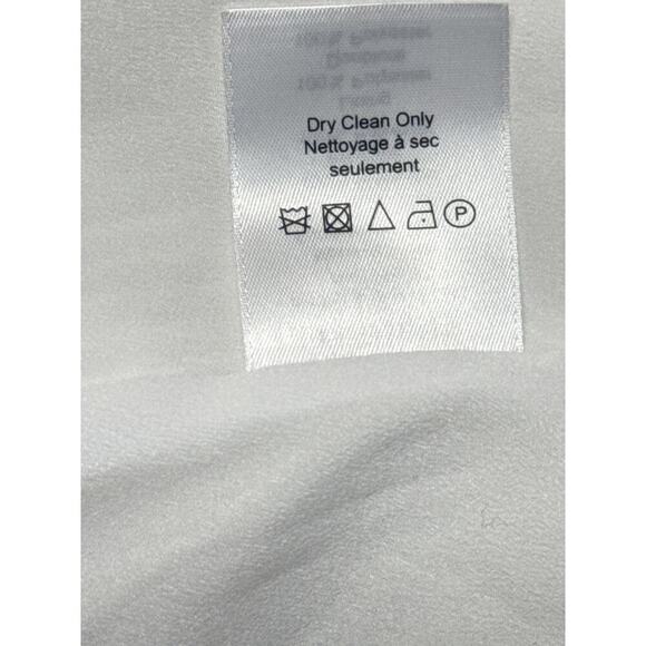 New Veronica Beard Lilliana Plisse Pleated Halter Wite Maxi Dress Bridal Sz 4 - Picture 15 of 15